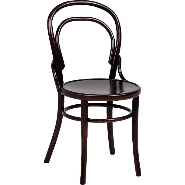 Комплект венских деревянных стульев Тонэт №14 темный орех, 4 шт. - Вид 3