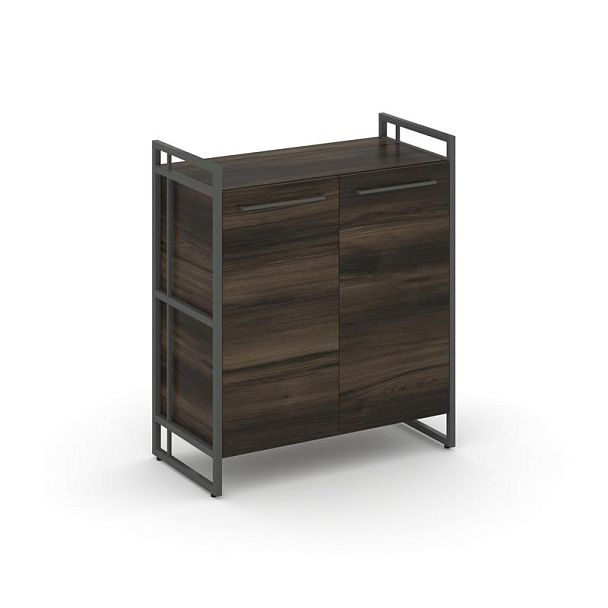 Rift Шкаф 2 ниши широкий RF.SS-21 Дуб Мали/Металл Антрацит 798*396*924 - Вид 1