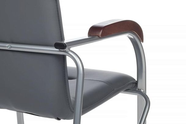 Стул Самба с деревянными подлокотниками SMB-02 Серый - Вид 7