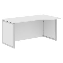 Стол эргономичный XQPCET 169H(R) Белый/Алюминий 1600х900х750 XTEN-QP - Фото предпросмотра