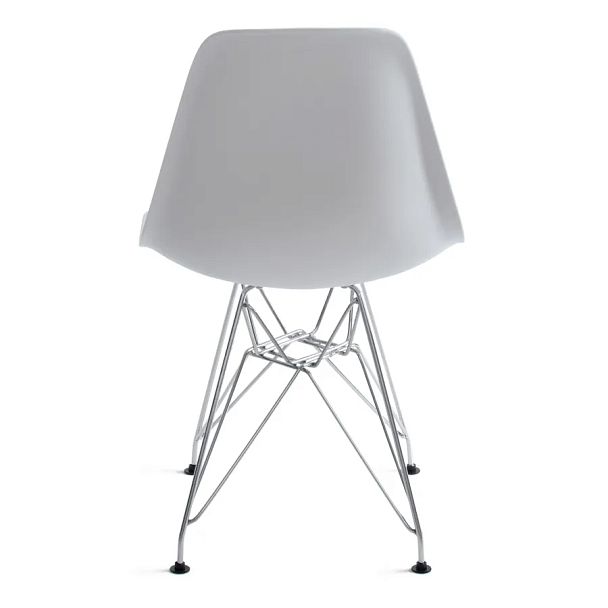 Стул Синди Айрон Чаир Имс/Cindy Iron Chair Eames (мод.002)/1 шт. в упаковке, металл, пластик, белый - Вид 4