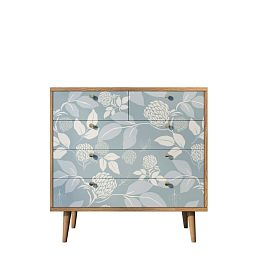 Комод Berber пять ящиков 39 принт арт BB36/Print_39 - Фото предпросмотра