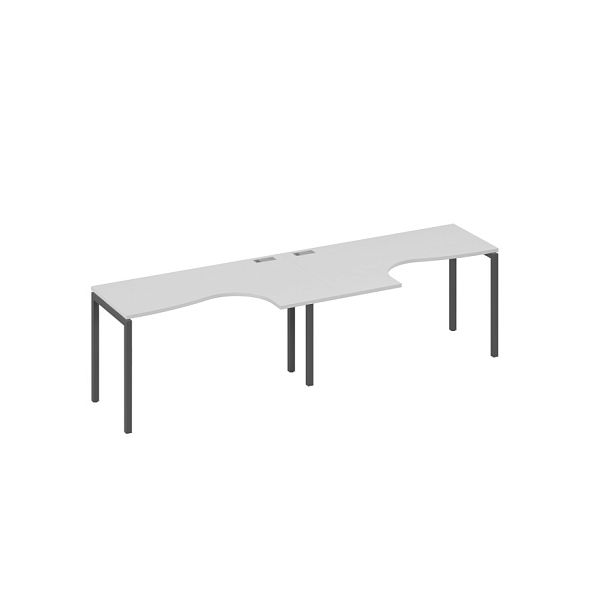 Рабочая станция Классика каркас DUE (2х140) A4 А4 Б2 033-2 БП серый / металлокаркас антрацит - Вид 1