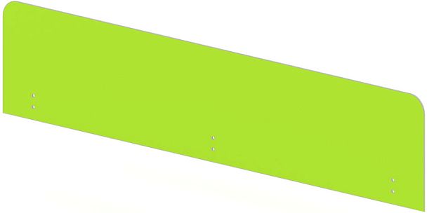 Экраны для столов "Настольные защитные экраны «Лайт»"  ПК-ЛТ-ЭКР150Х33-В2-1010 зеленый - Вид 1