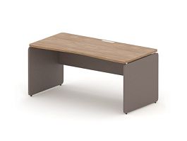 RAC002-16x8 ACCORD Стол симметричный, без заглушек 1600х800х735 Акация Шеффилд/Кашемир - Фото предпросмотра