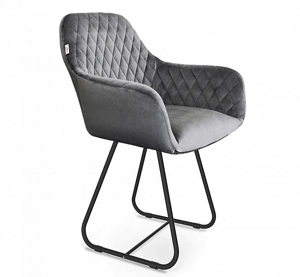 Стул Sheffilton SHT-ST38/S38 угольно-серый/черный муар - Вид 1