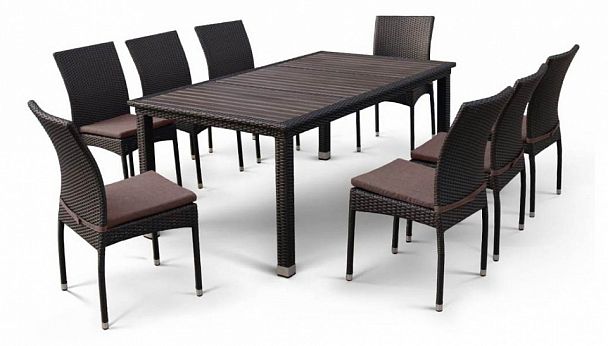 Набор уличный T347/Y380A-W53 Brown 8PCS - Вид 1