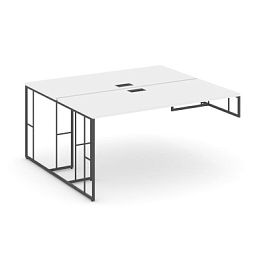 Rift Рабочая станция для опорной тумбы RF.DRSOT-003 Белый Бриллиант/Металл Антрацит 1380*1232*750 - Фото предпросмотра