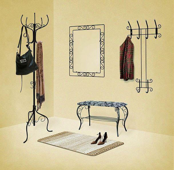 Вешалка Sheffilton Грация 780 черный/серый - Вид 3