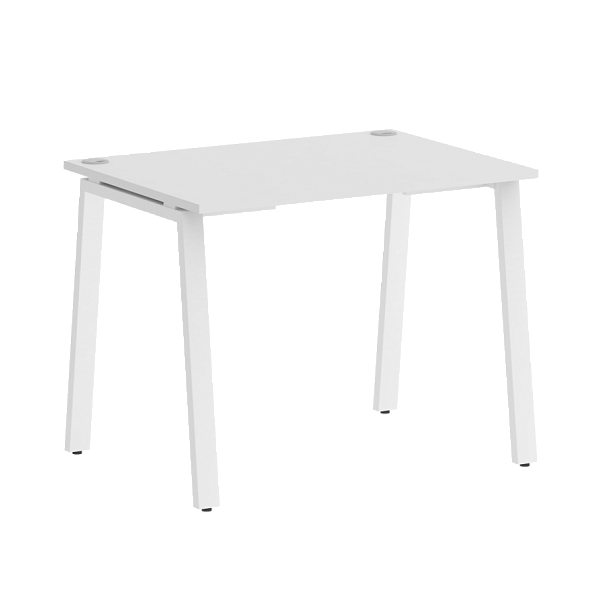 Home Office Стол письменный VR.SP-3-98.A Белый/Белый металл 980*720*750 - Вид 1
