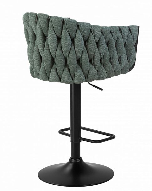 Стул барный DOBRIN LEON (зеленая ткань (LAR 275-23)) - Вид 4