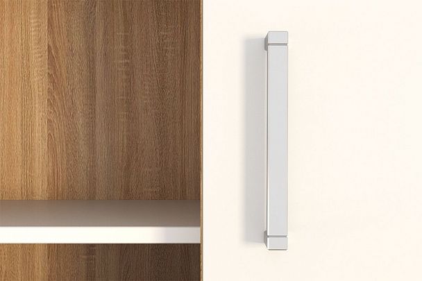 Лайт-2 Надстройка стола компьютерного 1200 NKL02S1.2.1623 дуб сонома/белый - Вид 3