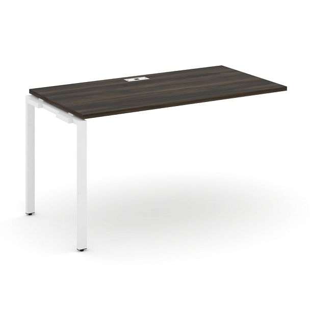 Concept Наборный элемент рабочей станциии CN.ONRS-003 Дуб Мали/Металл Белый 1380*720*750 - Вид 1