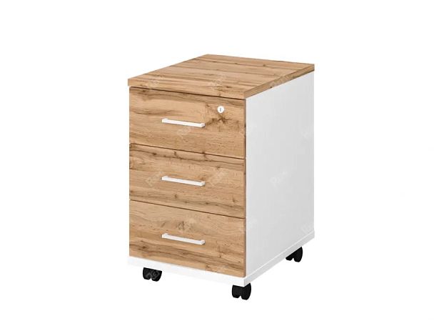 TANDEM RTD037-50-V Тумба выкатная универсальная 400х500х620 Вотан/Белый - Вид 1