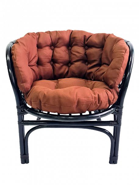 Кресло Багама, подушки коричневые полные твил - Вид 3