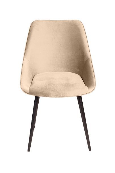 Стул Neo ромб, поворотный на 360 градусов, бархат бежевый 5 /опора конус - Вид 2