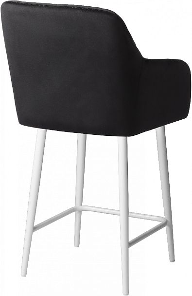 Комплект полубарных поворотных кресел Барли К, черный H75/белый, 3 шт. - Вид 5