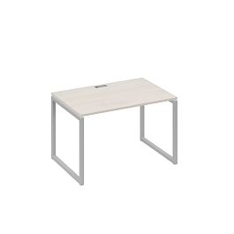 Стол письменный на металлокаркасе QUATTRO A4 А4 Б4 023 БП дуб / металлокаркас серый - Фото предпросмотра