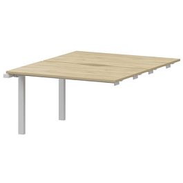 Модуль двойной на металлокаркасе НТМП.ПО.Б2-120Э Баттл Рок/Белый 1200x1496x750 Аргентум-МП - Фото предпросмотра