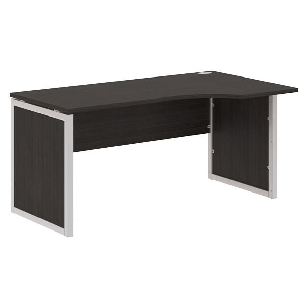 Стол эргономичный XQPCET 169(R) Дуб Юкон Модерн/Алюминий 1600х900х750 XTEN-QP - Вид 1