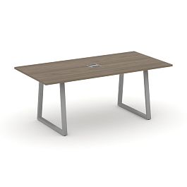 Style Project Direct Direct Стол переговорный SN-6T1.SPRG-198 Вяз Благородный/Металл Серый 1980*980*750 - Фото предпросмотра