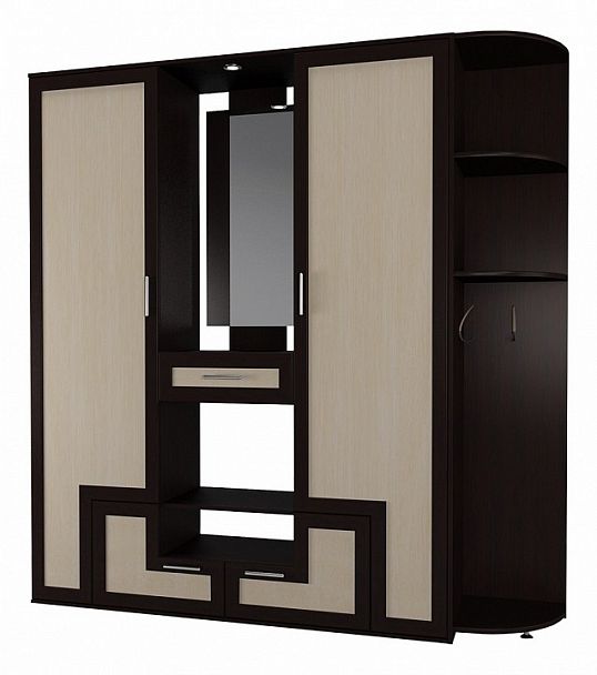 Стенка для прихожей Мебелайн-16 - Вид 1