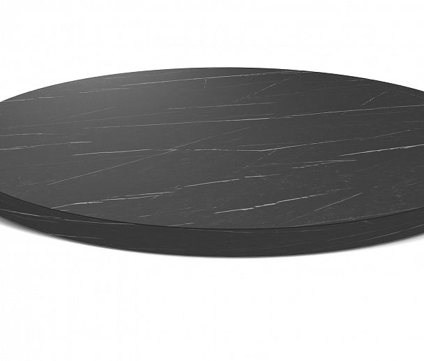 Столик журнальный Sheffilton SHT-S113/ЛДСП 60 черный муар/камень пьетра гриджио черный - Вид 4