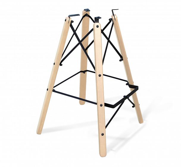 Стул барный Sheffilton SHT-ST35-1/S80 угольно-серый/прозрачный лак/черный - Вид 7