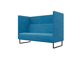 Bronks Диван двухместный BROS-2 Forward 785/Металл Черный 1715*760*1180 - Фото предпросмотра