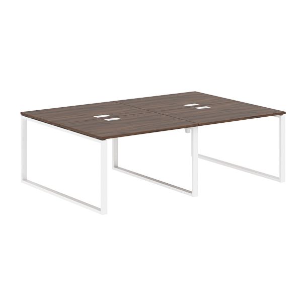 Стол 4-х местный EQWST 2316 Дуб Денвер тёмный/Белый 2326х1606х750 EDIS - Вид 1