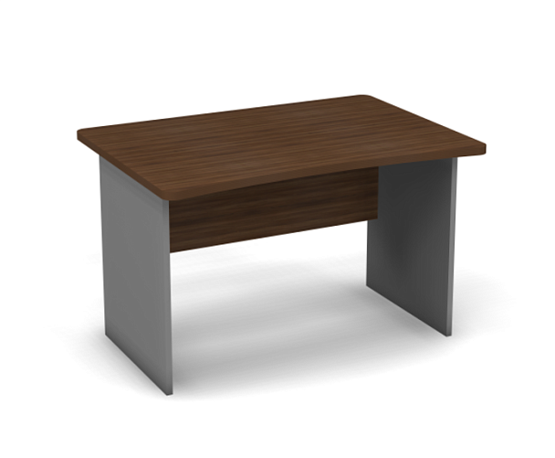 Стол прямой 1200 Берлин Орех Вармия/Серый СП 120.85 - Вид 1
