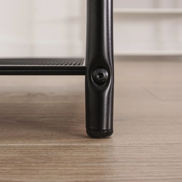 Полка для обуви "Женева-23", 645х270х600 мм, 3 полки, металл, чёрная, ПДО Ж23 Ч - Вид 8