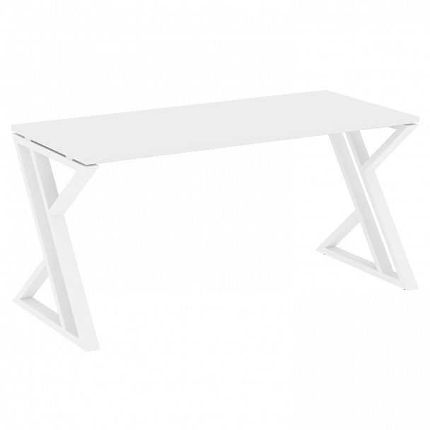 Стол рабочий "Loft" VR.L-SRZ-4.7 белый бриллиант/белый - Вид 1