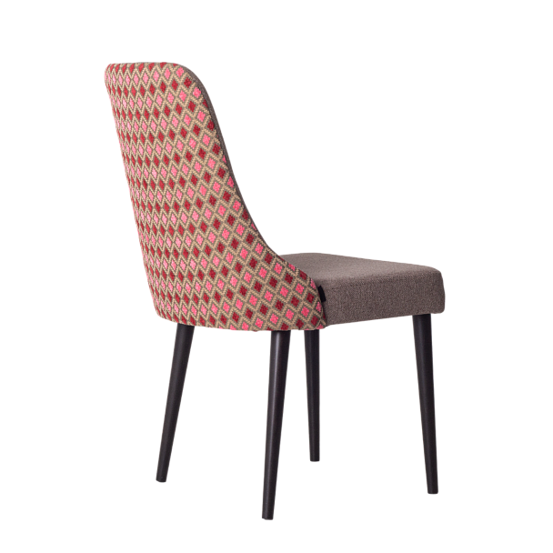 Стул Kongsberg, рогожка Austin 03, спинка шенилл-жаккард Scandinavia 06 Temple - Вид 8