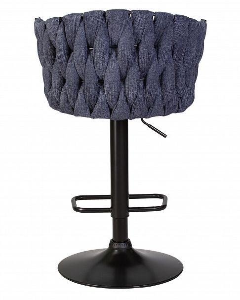 Стул барный DOBRIN LEON (синяя ткань (LAR-275-29)) - Вид 5