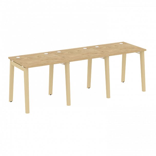 Рабочая станция "Onix wood" OW.RS-3.0.7 тиквуд светлый/дуб светлый - Вид 1