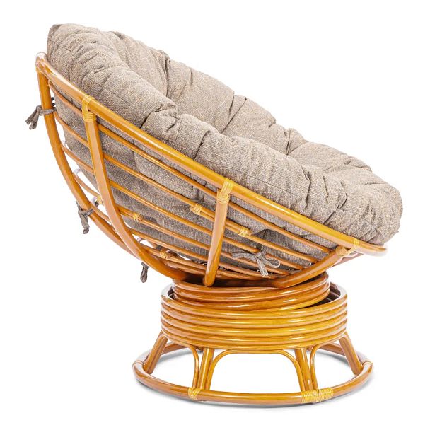 Кресло-качалка Папасан/Papasan (W 23/01 B) /с подушкой/Honey (мед) - Вид 2