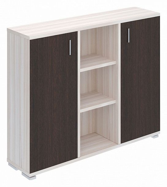 Тумба комбинированная Домино ПУ-60-3 Венге/Карамель - Вид 1