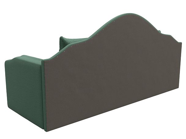 Диван детский прямой Сойер Рогожка зеленый - Вид 6