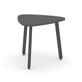 Стайл Проджект Стол переговорный SN-6.SPRG-70.3 Антрацит/Металл Антрацит 900*900*750 - Фото предпросмотра