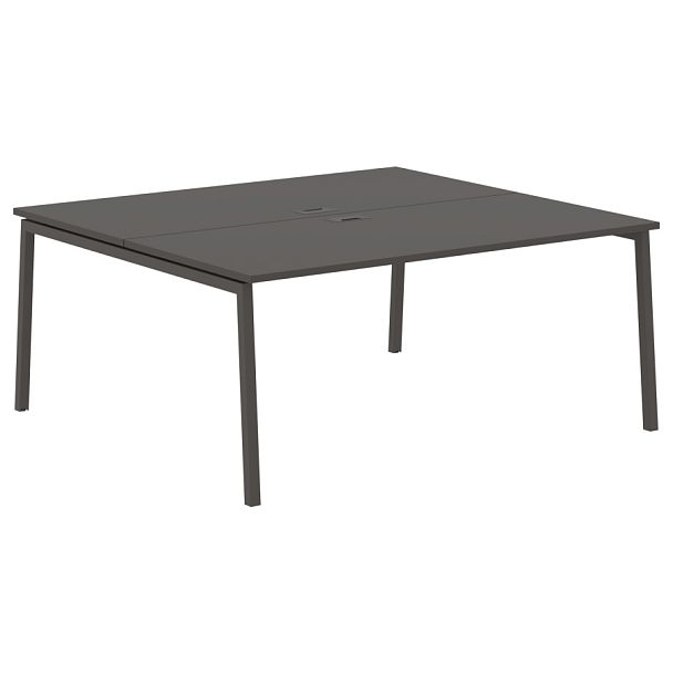 Стол 2-х местный ELWST 1716 Мокко/Мокко 1760х1606х750 EDIS - Вид 1