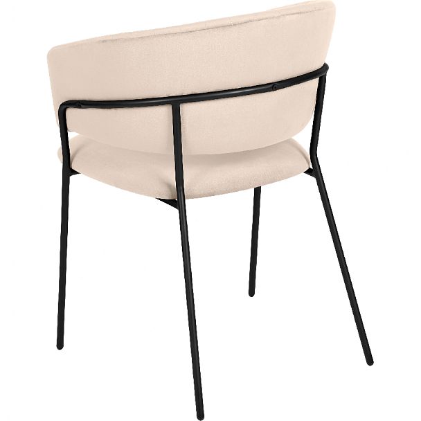 Комплект кухонных стульев Даксон кремовый велюр/черный, 3 шт. - Вид 5