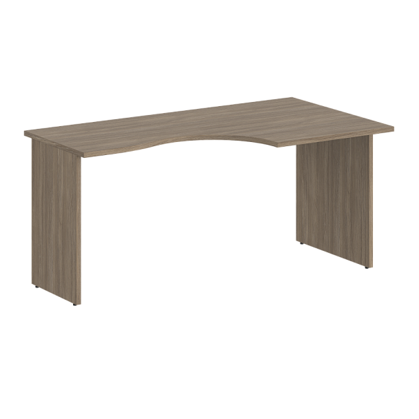 Стол эргономичный Sigma 1600х900х750 правый/ цвет: дуб темный - Вид 1