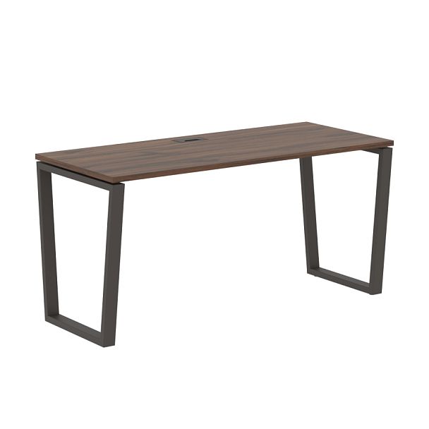 Стол прямой EVST 1567 Дуб Денвер тёмный/Мокко 1560х670х750 EDIS - Вид 1