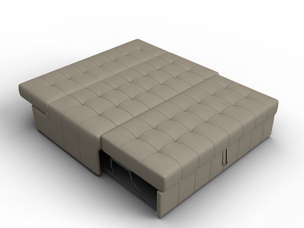 Диван прямой Лига-107 (140) Экокожа бежевый - Вид 8