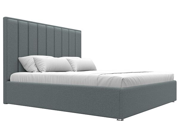 Кровать интерьерная Афродита 180 Рогожка серый - Вид 3