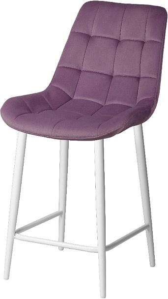 Комплект полубарных поворотных стульев Эйден, Confetti lilac/белый, 3 шт. - Вид 2