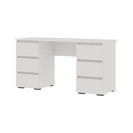 Хелен ПС 02 Письменный стол (1,420х0,730х0,500) белый/белый - Фото предпросмотра