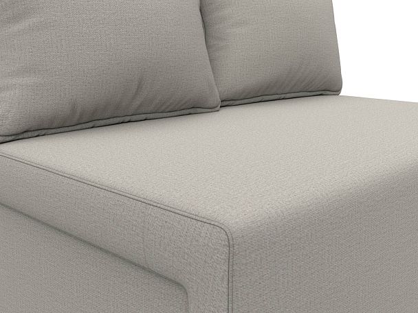 Диван прямой Лагуна Рогожка бежевый - Вид 4