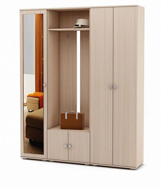 Стенка для прихожей Тунис-3 - Вид 1